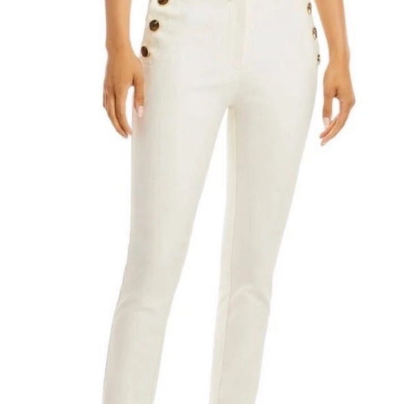 10 Crosby Derek Lam White Skinny Pants - Picture 3 of 8